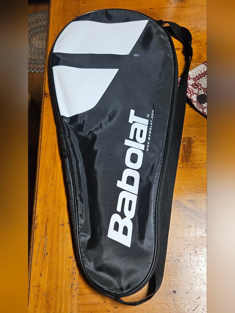 Babolat Black and White Tennis Racket Carry Bag